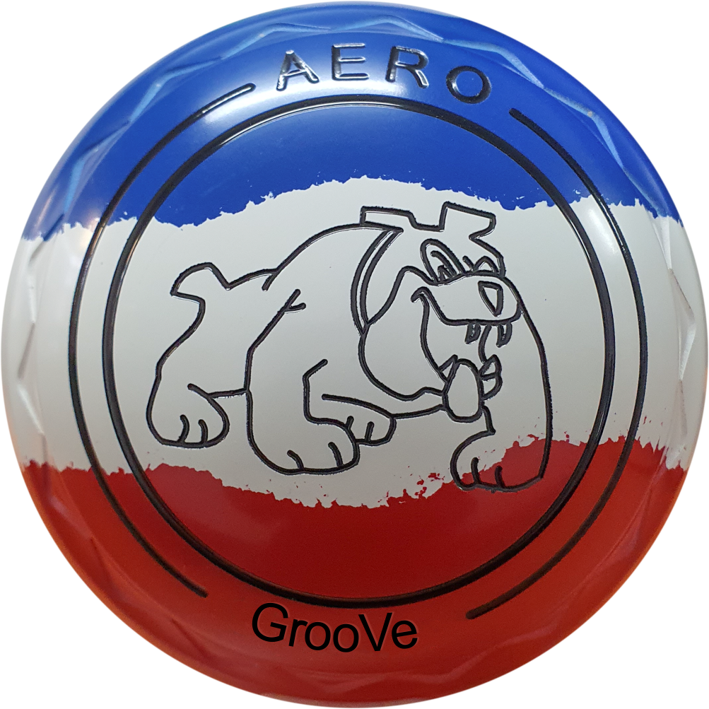 Aero Groove Bowl with bulldog on
